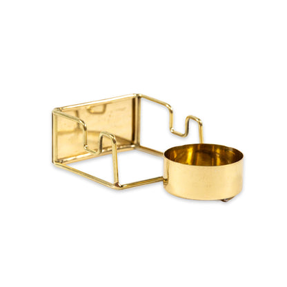 Golden Tile & Candle holder